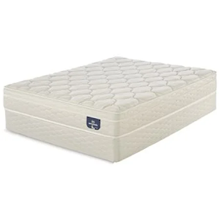 Queen Euro Top Mattress and 5" StabL-Base® Low Profile Foundation